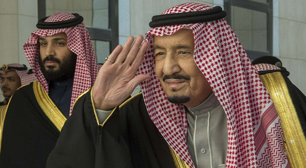 Saudi King Salman and MBS